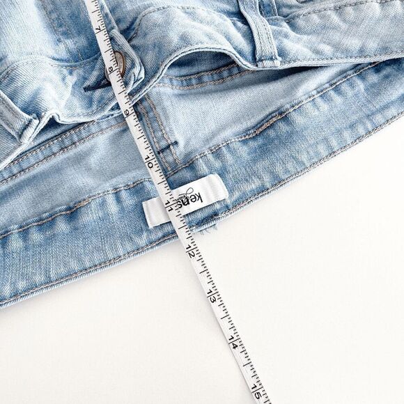 Kensie Womens Light Wash Classic Denim Straight Jeans Blue Size 8 - Picture 8 of 8